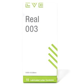 EVE Real 003 남성용 콘돔, 10개입, 1개