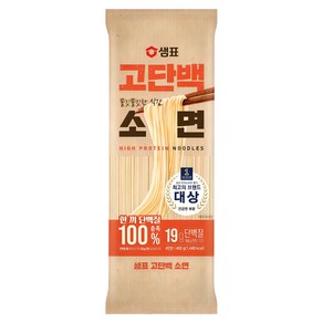 샘표 고단백 소면, 1개, 400g