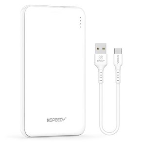 SPEEDY 슬림핏 보조배터리 5000mAh + C타입 케이블