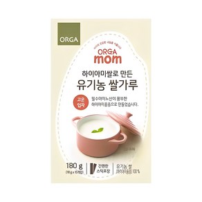 올가맘 하이아미쌀로 만든 유기농 쌀가루 고운입자, 180g, 1개