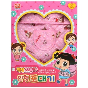 안녕자두야 인형포대기 여아용완구, 혼합 색상, 1개
