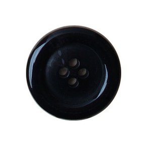 동화상가몰 야크코트 단추 I-2 25mm, 블랙 유광, 10개