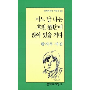 어느 날 나는 흐린 주점에 앉아 있을 거다, 문학과지성사, 황지우 저