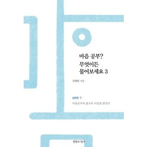 마음 공부? 무엇이든 물어보세요 3:심화편 하권: 마음공부와 불교의 비밀을 밝힌다, 침묵의향기, 김태완