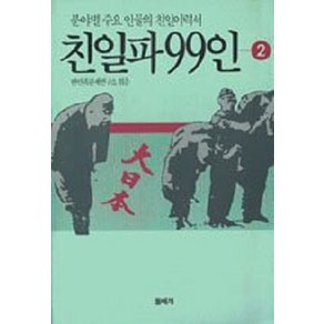 [돌베개]친일파 99인 2, 돌베개, 반민족문제연구소