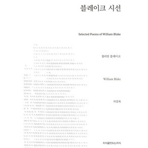 블레이크 시선, 지식을만드는지식, 윌리엄 블레이크 저/서강목 역