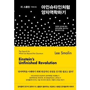 아인슈타인처럼 양자역학하기:직관과 상식에 맞는 양자이론을 찾아가는 물리학의 모험