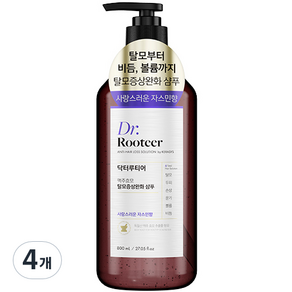 케라시스 닥터루티어 맥주효모 탈모증상완화 샴푸 자스민향, 800ml, 4개