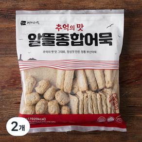 영자어묵 추억의 맛 알뜰 종합어묵, 1000g, 2개