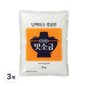 미원 대상 맛소금, 2kg, 3개