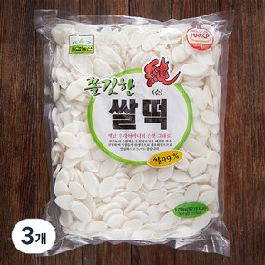 칠갑농산 쫄깃한 순 쌀떡, 3.75kg, 3개