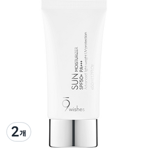 나인위시스 썬 모이스처라이저 SPF50+ PA+++, 50ml, 2개