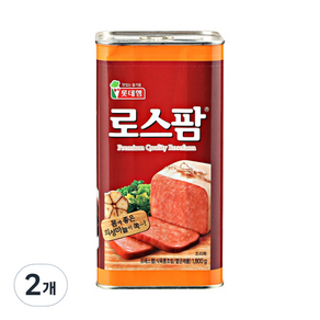 롯데 로스팜, 1.8kg, 2개