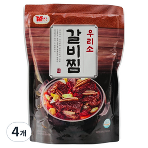 미트럭스 우리소 갈비찜, 600g, 4개