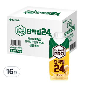 닥터유 프로 단백질 드링크 바나나, 250ml, 16개