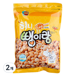 우리식품 허니 뻥이랑, 250g, 2개