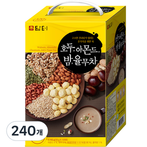 담터 호두 아몬드 밤 율무차, 18g, 120개입, 2개