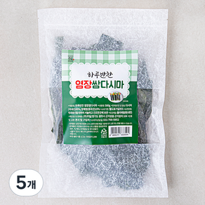 주일 하루반찬 염장 쌈다시마, 500g, 5개