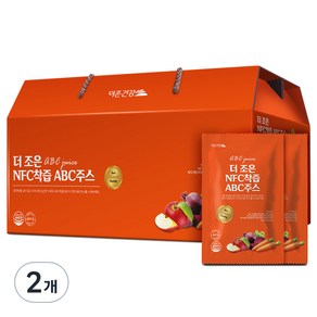 더조은 NFC착즙 ABC주스 70ml x 30p, 2.1L, 2개