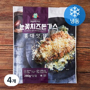 부엉이돈가스 눈꽃치즈돈가스 (냉동), 280g, 4개