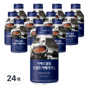 드롭탑 스위트아메리카노, 275ml, 24개