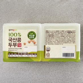 곰곰 100% 국산콩 두부