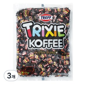 트릭시 커피 캔디, 2kg, 3개