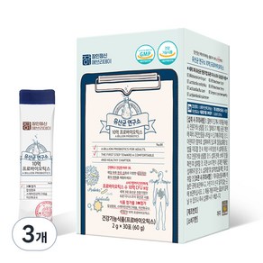 장인정신에브리데이 유산균 연구소 10억 프로바이오틱스, 30회분, 60g, 3개