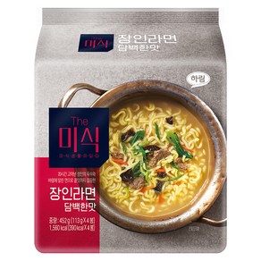 더미식 장인라면 담백한맛 112g, 4개