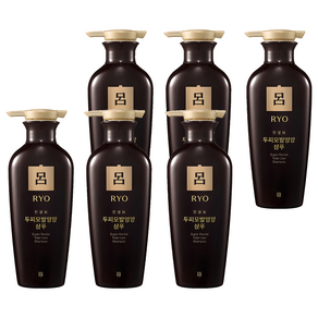 려 진생보 두피모발영양 샴푸, 400ml, 6개