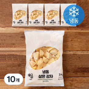 삶은감자 컷팅 (냉동), 1kg, 10개