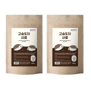 파이브오션 고슴도치 사료, 600g, 2개