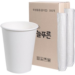 neulpuleun 무인쇄 종이컵 380ml, 300개입, 1개