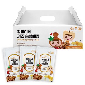 황금이네 6년근 키즈 홍삼배즙 100ml 30포, 3L, 1박스