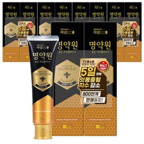 죽염 명약원 골든프로폴리스 잇몸 치약 플러스, 120g, 10개