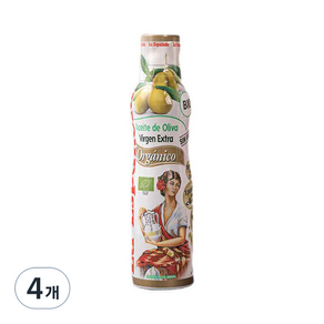 에스파놀라 유기농 엑스트라버진 올리브유 스프레이형, 200ml, 4개