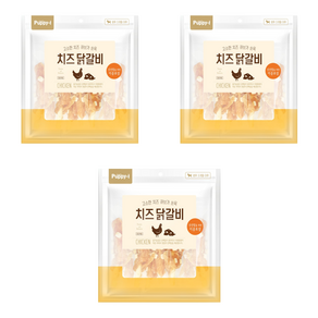 퍼피아이 강아지 건조간식, 치즈 닭갈비, 320g, 3개