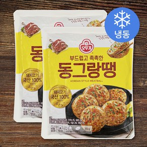 오뚜기 부드럽고 촉촉한 동그랑땡 (냉동), 350g, 2개