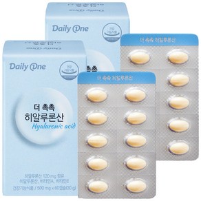 데일리원 더 촉촉 히알루론산 30g, 60정, 2개
