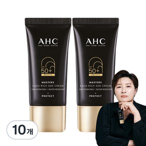 AHC 마스터즈 아쿠아 리치 선크림 SPF50+ PA++++