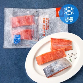 올바른 수산 냉동 연어 스테이크 (냉동), 350g, 1팩