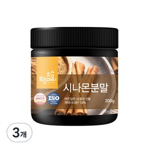 토종마을 시나몬 분말, 200g, 3개