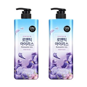 온더바디 플라워 약산성 퍼퓸 바디워시 아이리스향, 900g, 2개