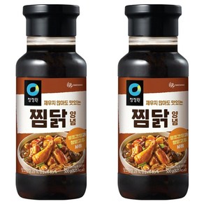 청정원 찜닭 양념 소스, 500g, 2개
