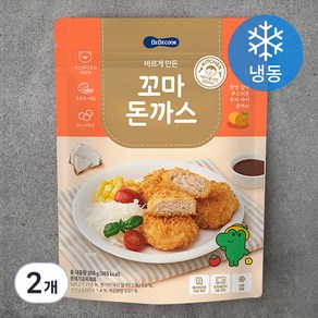 베베쿡 바르게 만든 꼬마돈까스 (냉동), 350g, 2개