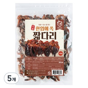 해야미 한입에 쏙 짧다리, 100g, 5개