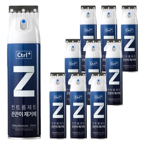 컨트롤제트 끈끈이 제거제 250ml, 10개