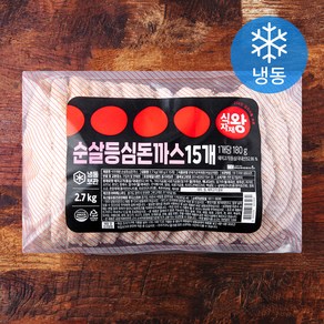 식자재왕 순살 등심돈까스 (냉동), 2.7kg, 1개