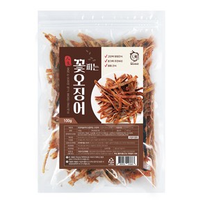 해야미 꽃피는 오징어, 100g, 1개