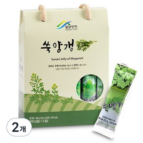 밀양한천 쑥양갱, 400g, 2개